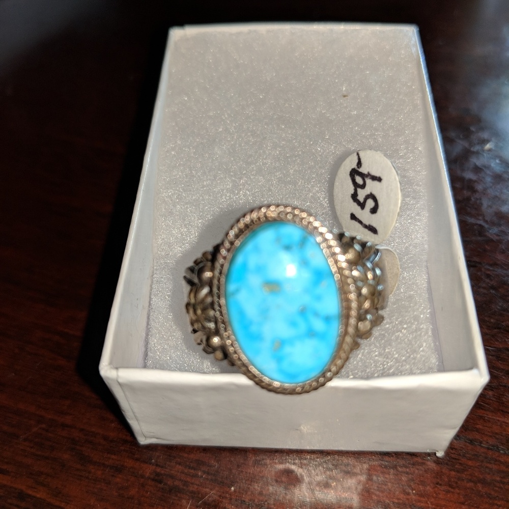 Mens Turquoise Ring